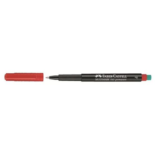 Faber-Castell Multimark Marqueur Indélébile Rouge