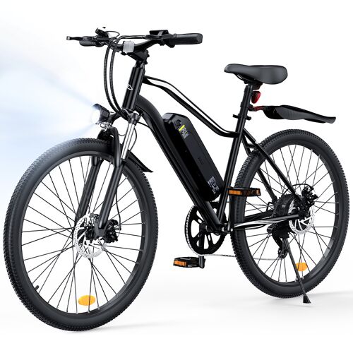 Vélo Électrique Eb3s-250w-6/10/15/20/25 Km/H -Autonomie 60-90 Km-Avec Chargement Usb-Batterie Amovible-36 V 15 Ah-Tout-Terrain