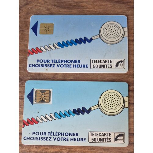 Lots De 2 Cartes Téléphoniques