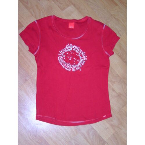 Tee Shirt Esprit Rouge Écritures Blanches "California" Taille S Tbe