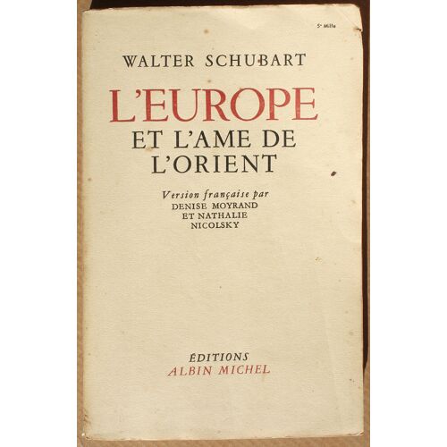 L'Europe Et L'Ame De L'Orient