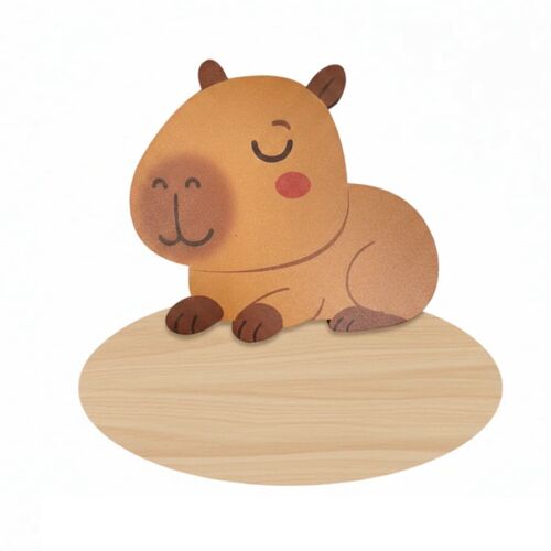 Plaque De Porte Personnalisable Capybara