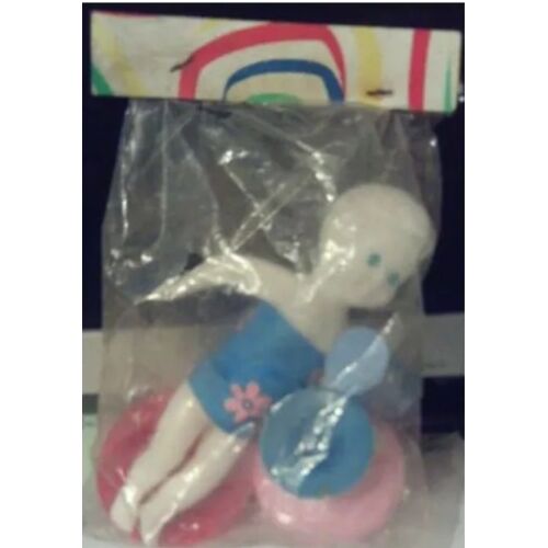 Jouet En Plastique - Poupée + Dinette - Vintage - Neuf