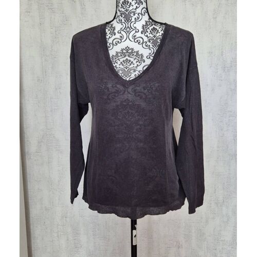 Haut Comptoir Des Cotonniers Taille 36/S Soie Lin Gris