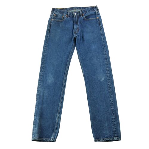 Reconditionné - Jean Coupe Droite Homme Bleu Levi Strauss - Taille W32/L34 - Homme - Bleu