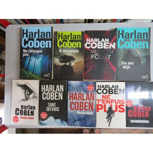 Lot De 9 Livres . Trillers / Harlan Coben / 2 Editions Belfond Et 7 France Loisirs