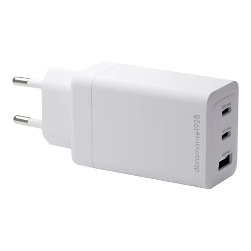 dbramante1928 Chargeur Re-charge 2x USB-C 65 W et USB-A 18 W Blanc