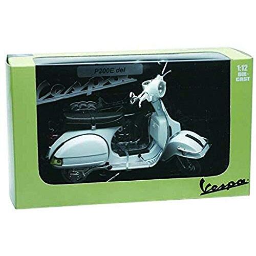 NewRay Motorbike 42216 - Vespa P200E 1978 Fedele Reproduction Echelle 1 12 Die Cast Blanc