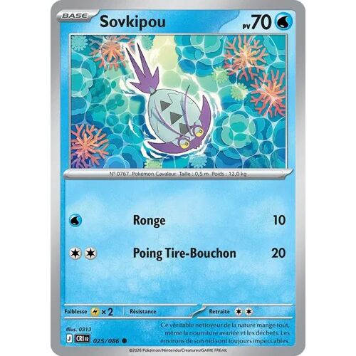 Carte Pokémon - Sovkipou - 025/086 - Chaos Ascendant