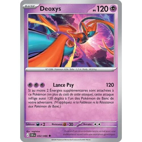 Carte Pokémon - Deoxys - 032/086 - Chaos Ascendant