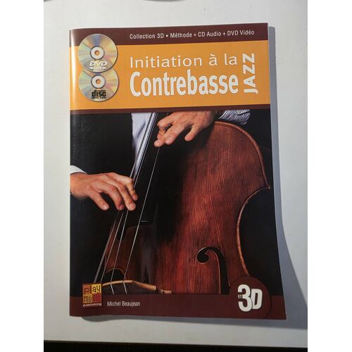 Initiation A La Contrebasse Jazz - Michel Beaujean - Methode + Cd + Dvd
