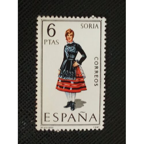 Timbre Espagne ( Yt 1627 ) 1970 Costumes Régionaux, Soria