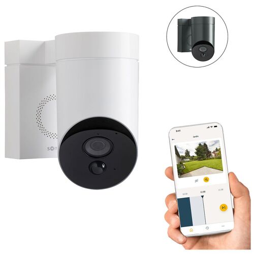 Outdoor Camera blanche 2 - Caméra de surveillance extérieure wifi