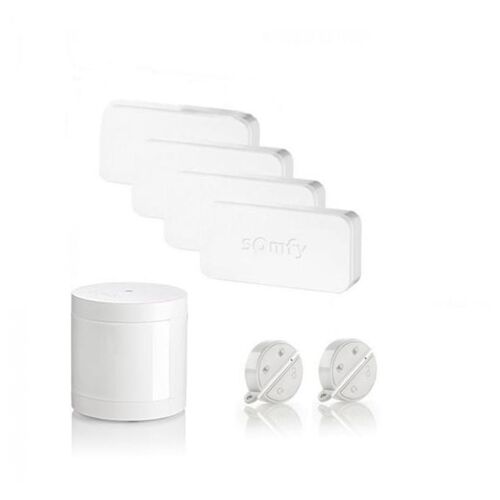 Pack accessoires Integral Home Alarm - Avec 4 détecteurs IntelliTAG, 2 badges télécommandes et 1 détecteur de mouvement - Compatible Home Alarm et Somfy One+
