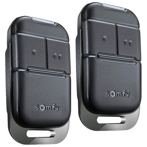 2 télécommandes Keypop 2 canaux RTS - Haute résistance - Pour moteurs de portail et/ou porte de garage