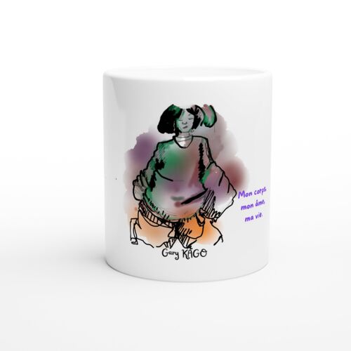 Mug En Céramique De 325 Ml / « Le Corps », Est.L