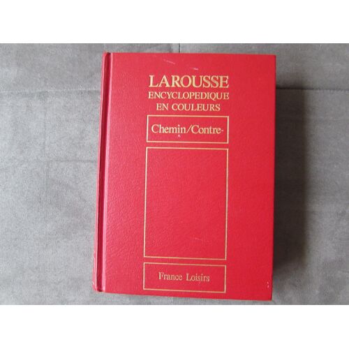22 Volumes D'Une Encyclopédie Larousse En Couleurs