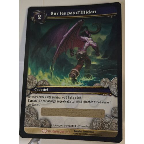 Carte Wow - Code À Gratter - Sur Les Pas D'Illidan