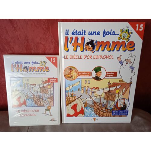 Livre + Dvd Il Était Une Fois L'Homme N° 15 "Le Siècle D'Or Espagnol" Neuf