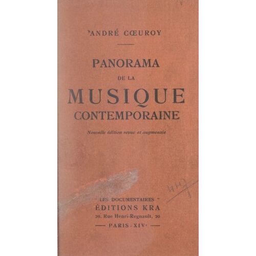 Panorama De La Musique Contemporaine