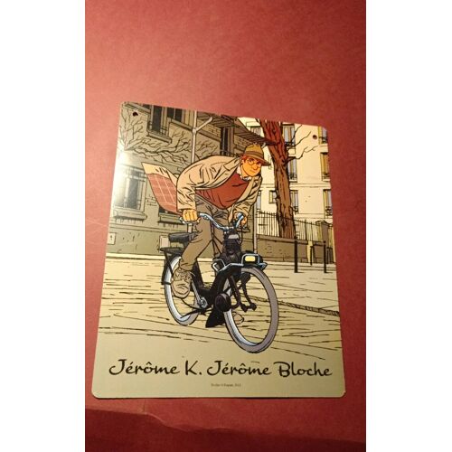 Plaque En Tôle - Bande Dessinée - Jerôme K . Jérôme Bloche .