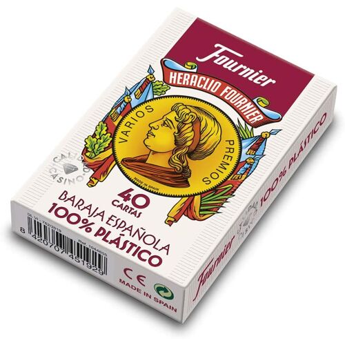 Fournier Espagne 2100 100 Plastique de 40 Cartes 1044655