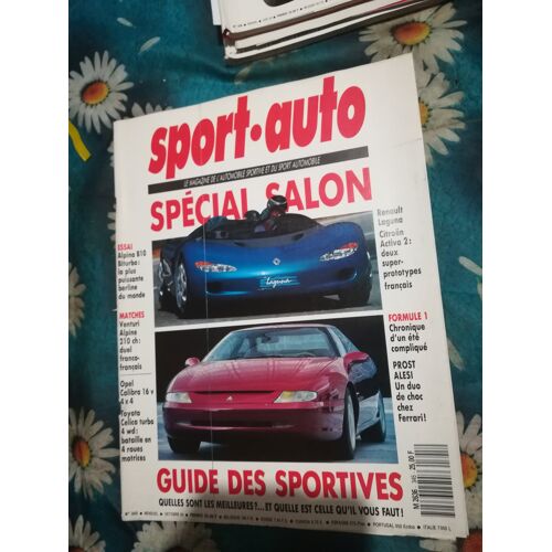 Sport Auto 345 De 1990 Guide Sportives,Audi Coupe S2,Opel Calibra 16v 4x4,Toyota Celica Turbo 4wd,Mvs Venturi 210ch,Alpine Le Mans Danielson,Citroen Activa 2,Alpina B10 Biturbo,Mont Blanc