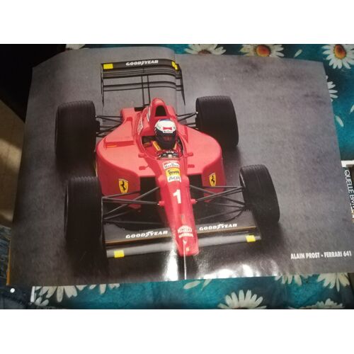 Poster Prost Ferrari 641 1990