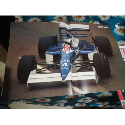Poster Alesi Tyrrell 018 1990