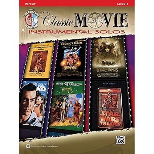 Classic Movie Instrumental Solos For Horn In F (Pop Instrumental Solo Series)