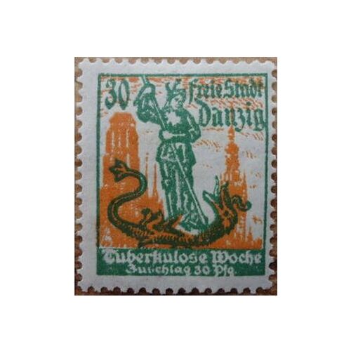 Allemagne, Ville Libre De Danzig 1921, Très Beau Timbre Neuf** Luxe Yvert 133, Semaine De La Lutte Contre La Tuberculose.