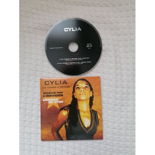 Cylia, Un Monde À Refaire, Cd 2 Titres, Révélée Par Graine De Star, Arrangements David Halliday