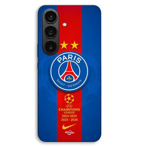 Coque Pour Samsung Galaxy S26 PSG Logo Champion double legend nike rouge et bleu Maniacase