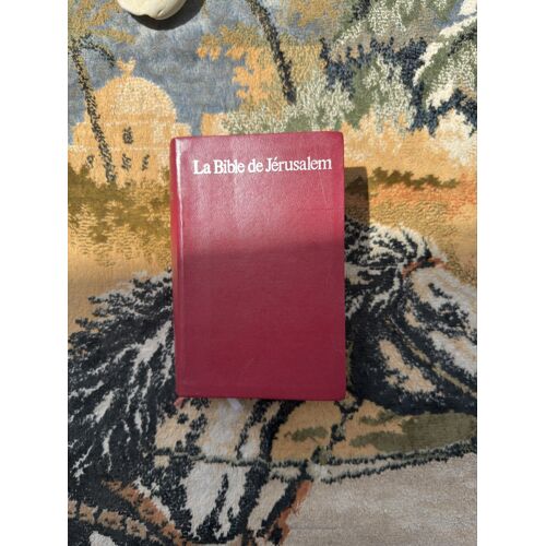 Bible De Jérusalem - Édition Poche Cuir Bordeaux(1975) - Rare, Solide Et Souple