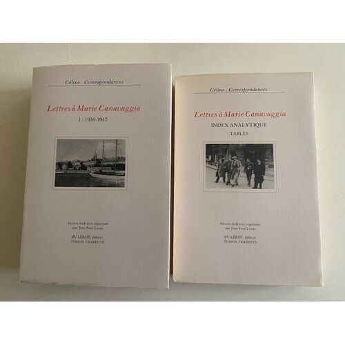 Louis Ferdinand Celine "Lettres À Marie Carnavaggia", 3 Vol