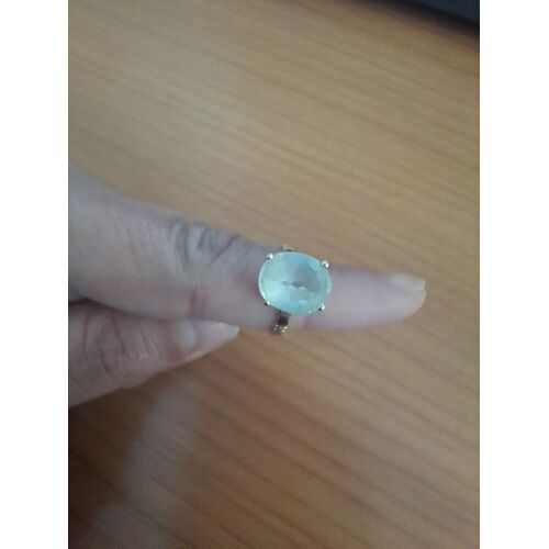 Bague Femme - Aigue Marine - Or 18 Carats