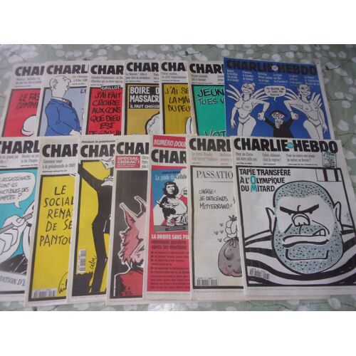 14 Magazines "Charlie Hebdo"