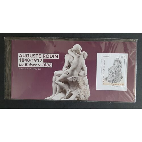 Bloc Souvenir : Auguste Rodin 1840/1917 - Sculpteur Francais (Le Baiser)