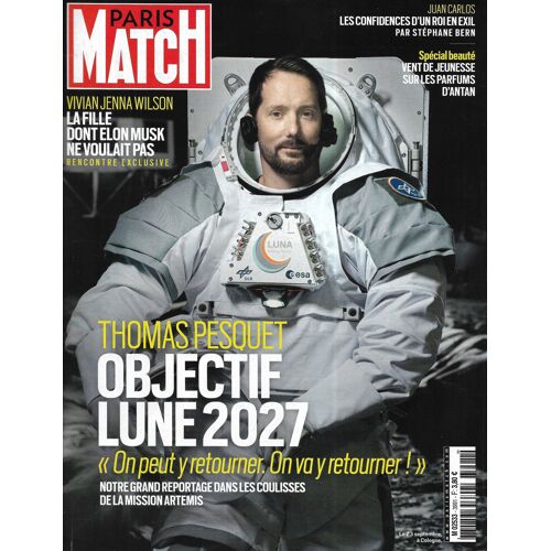 Paris Match N°3991 30/10/2025 Thomas Pesquet: Objectif Lune 2027/ La Fille De Elon Musk/ Musée Du Caire/ Jean-Christophe Grangé
