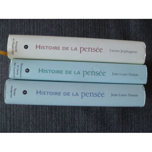Lucien Jerphagnon Jean-Louis Dumas. Histoire De La Pensée