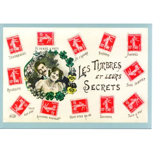 Carte Prêt À Poster Les Timbres Et Leurs Secrets