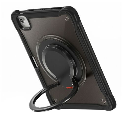 Coque Antichoc pour iPad Air 11 M4 2026 avec Poignée Support et Bandoulière Noir / Transparent