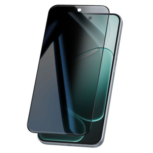 Verre Trempé Anti-espion Oppo A6 Pro - contour Noir