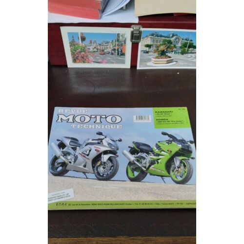 Revue Moto Technique Nº 122 Kawasaki Zx-6r Ninja Modèles 2000 Et 2001 Honda Cbr 900 Rr Fire Blade Modèles A Injection De 2000 Et 2001