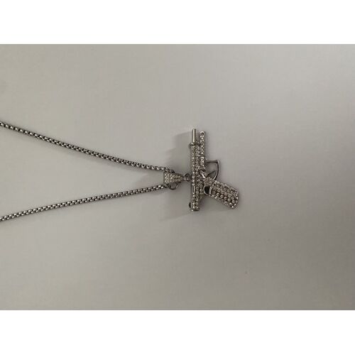 Collier Pendentif Pistolet 