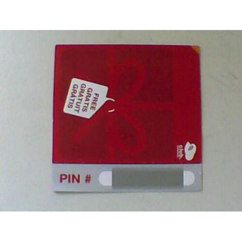 Carte Vip Club Nintendo Non Grattée Funky Barn 3d