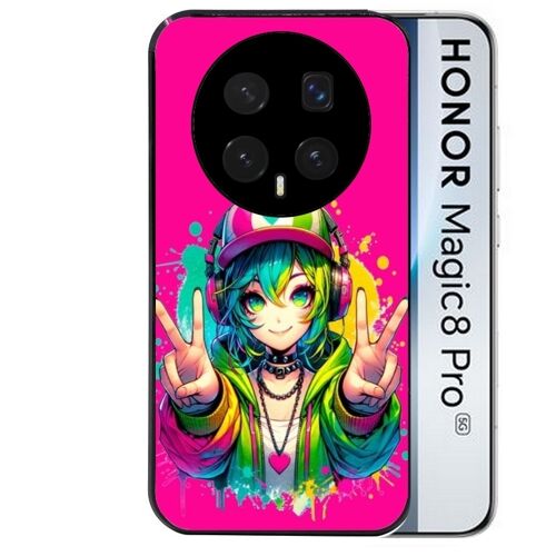 Coque noire pour MAGIC 8 PRO anime manga et tag