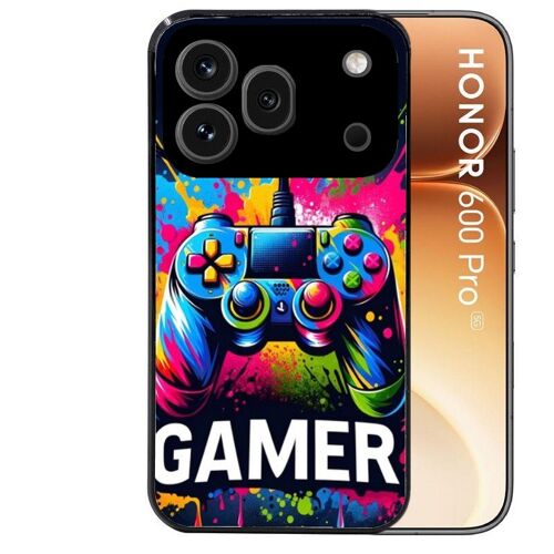 Coque noire pour HONOR 600 PRO 5G gamer