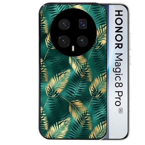 Coque noire pour MAGIC 8 PRO palmier vert