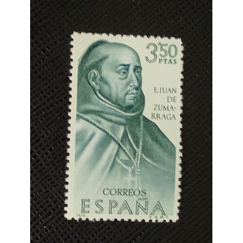 Timbre Espagne Y T 1654 Juan De Zumarraga (1468-1548) 1970 (010610 )
